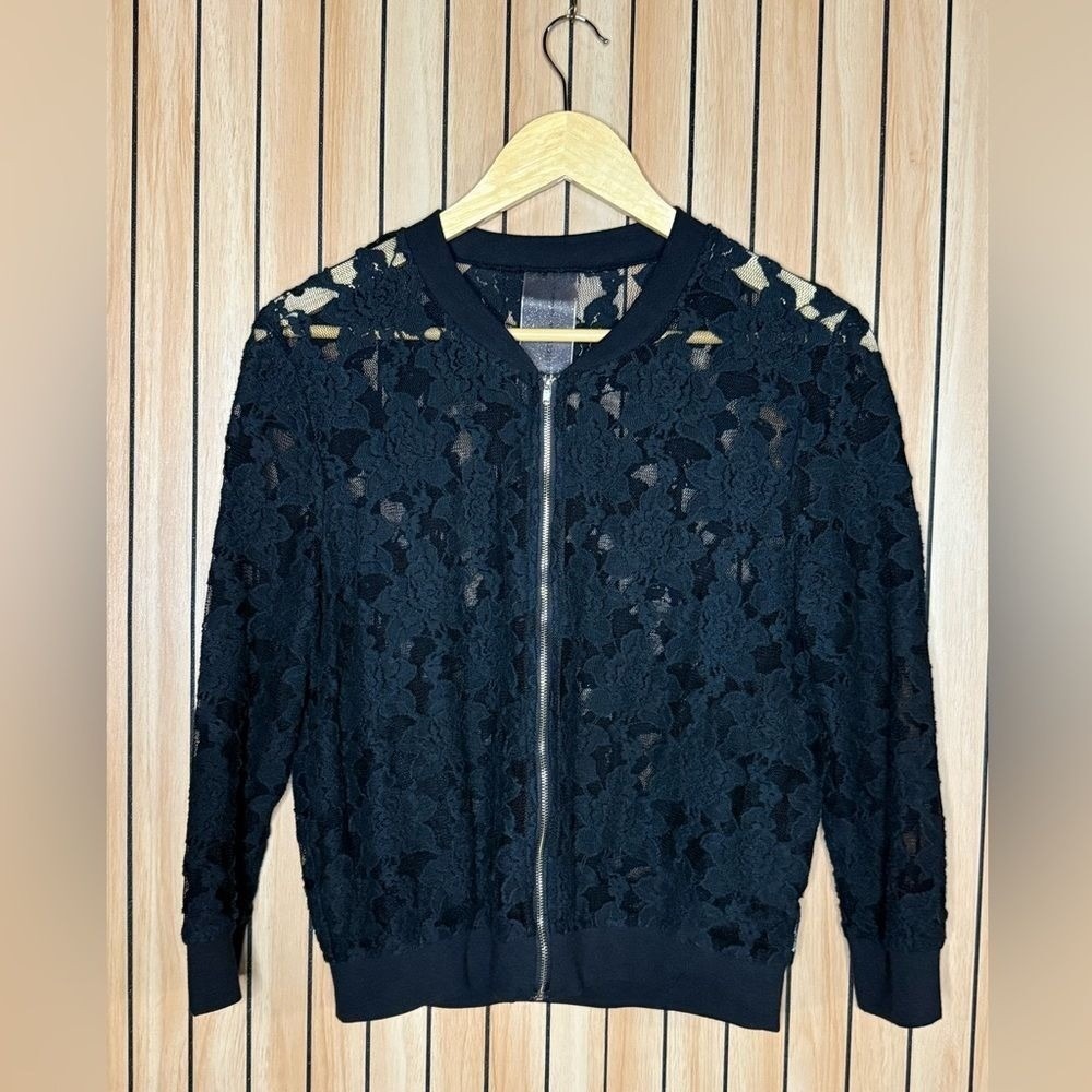 Moon Collection Black Lace Zip Jacket – Whimsygoth Romantic Layer